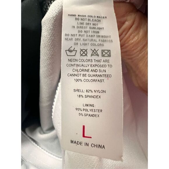 No Brand One Piece Swim suit Sz L NWOT - Picture 7 of 7